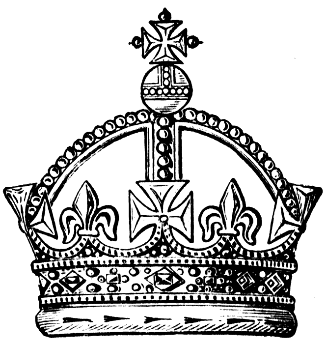 king and queen crown clip art - photo #24