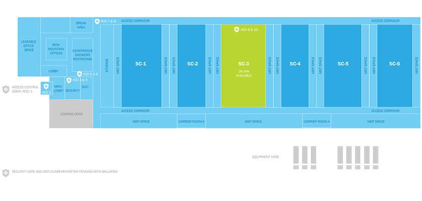 chart Virginia Colocation